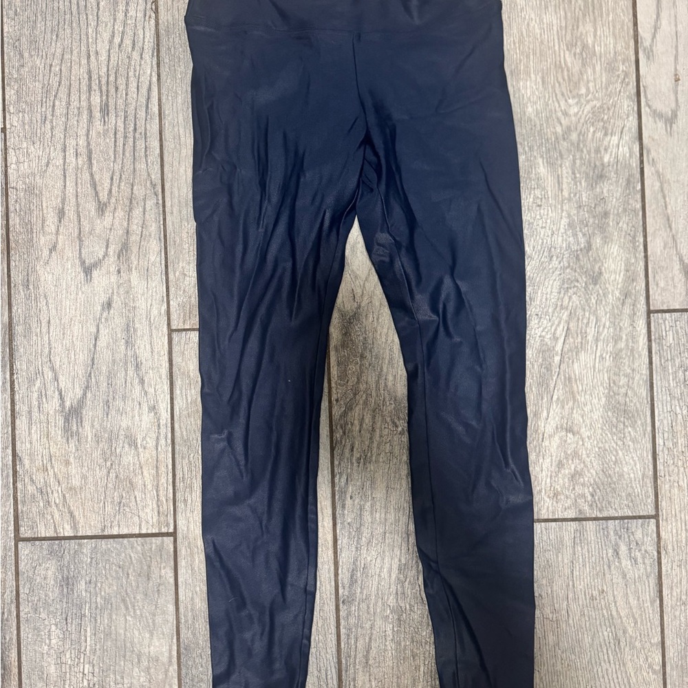 Koral lustrous high rise blue leggings - small